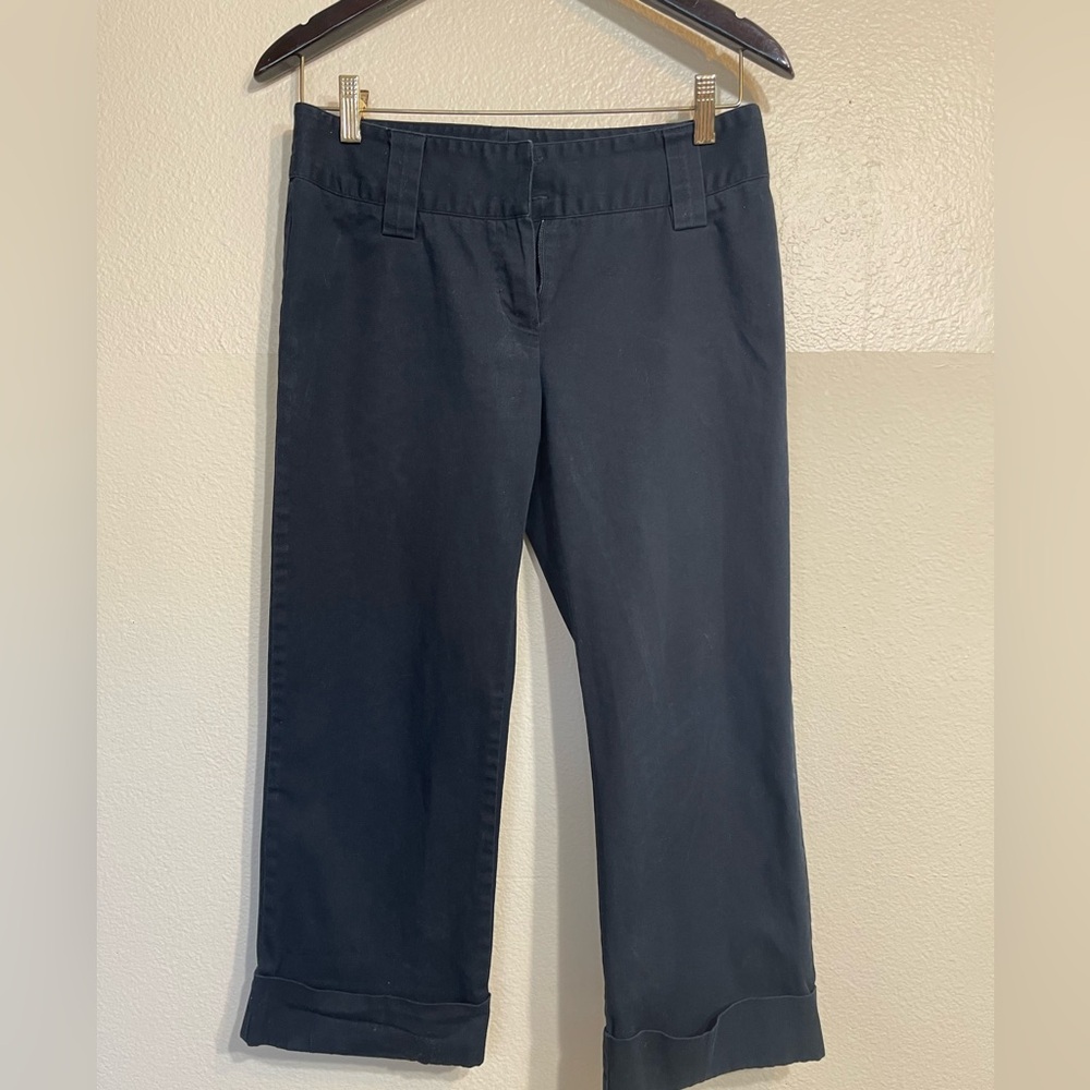 Charlotte Russe Black Y2K capri high waters size 5